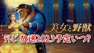 美女と野獣　テレビ放送　2023　予定いつ　地上波　BS　CS　再放送　日程