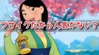 ムーラン　ブサイク　人気　公式　プリンセス　疑問