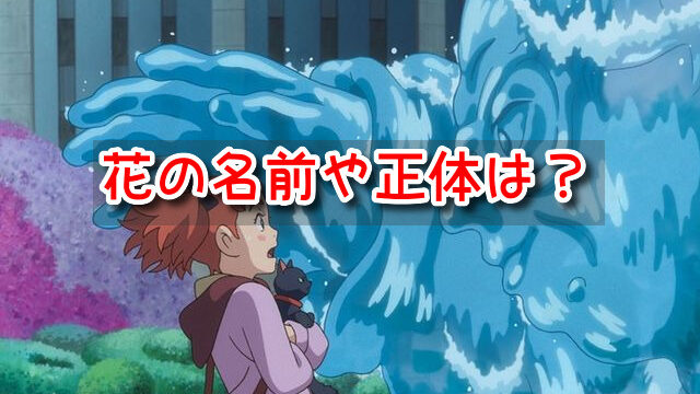 メアリと魔女の花　 花の名前